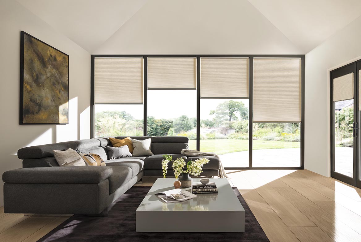 Ts 2021 Duette Blinds Roomset Silk Cobblestone 1168X782