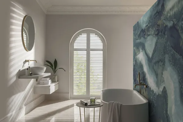 TS WATERBURY VINYL SHAPED COTTON BATHROOM