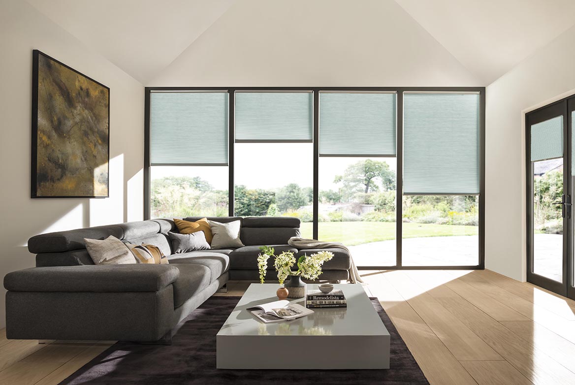 Ts 2021 Duette Blinds Roomset Silk Cameo Blue 1168X782