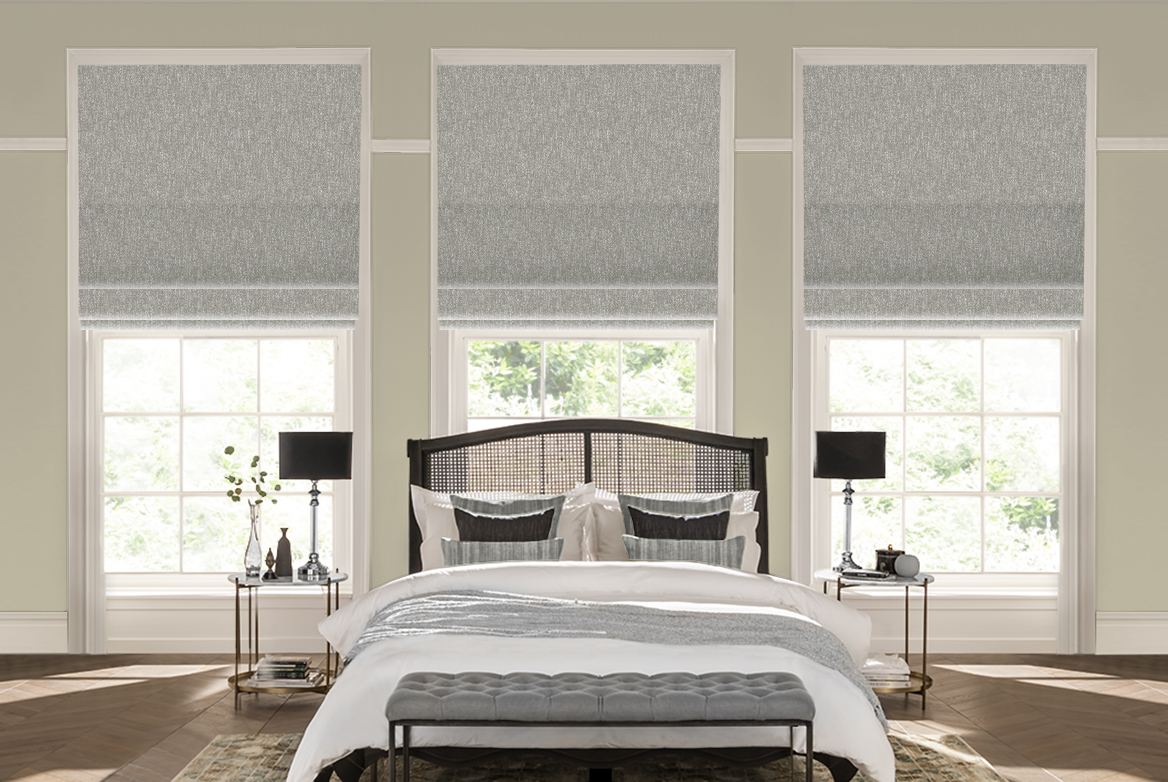 TS 2023 ROMAN BLINDS ROOMSET SHASTA TAN