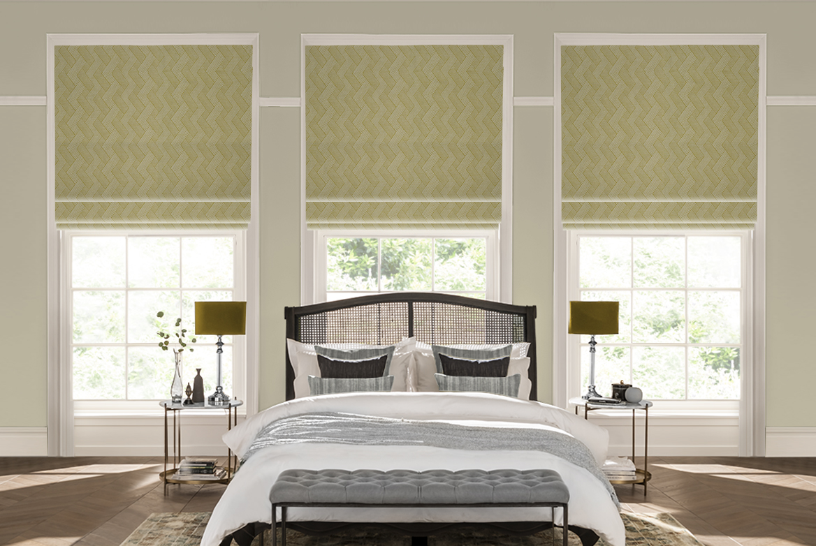 TS 2023 ROMAN BLINDS ROOMSET CALLA CITRON