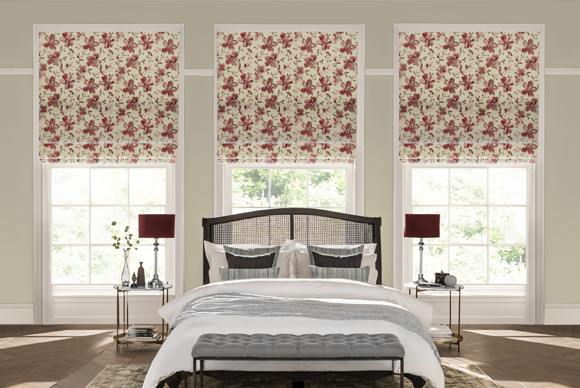 TS 2023 ROMAN BLINDS ROOMSET VINCA BERRY