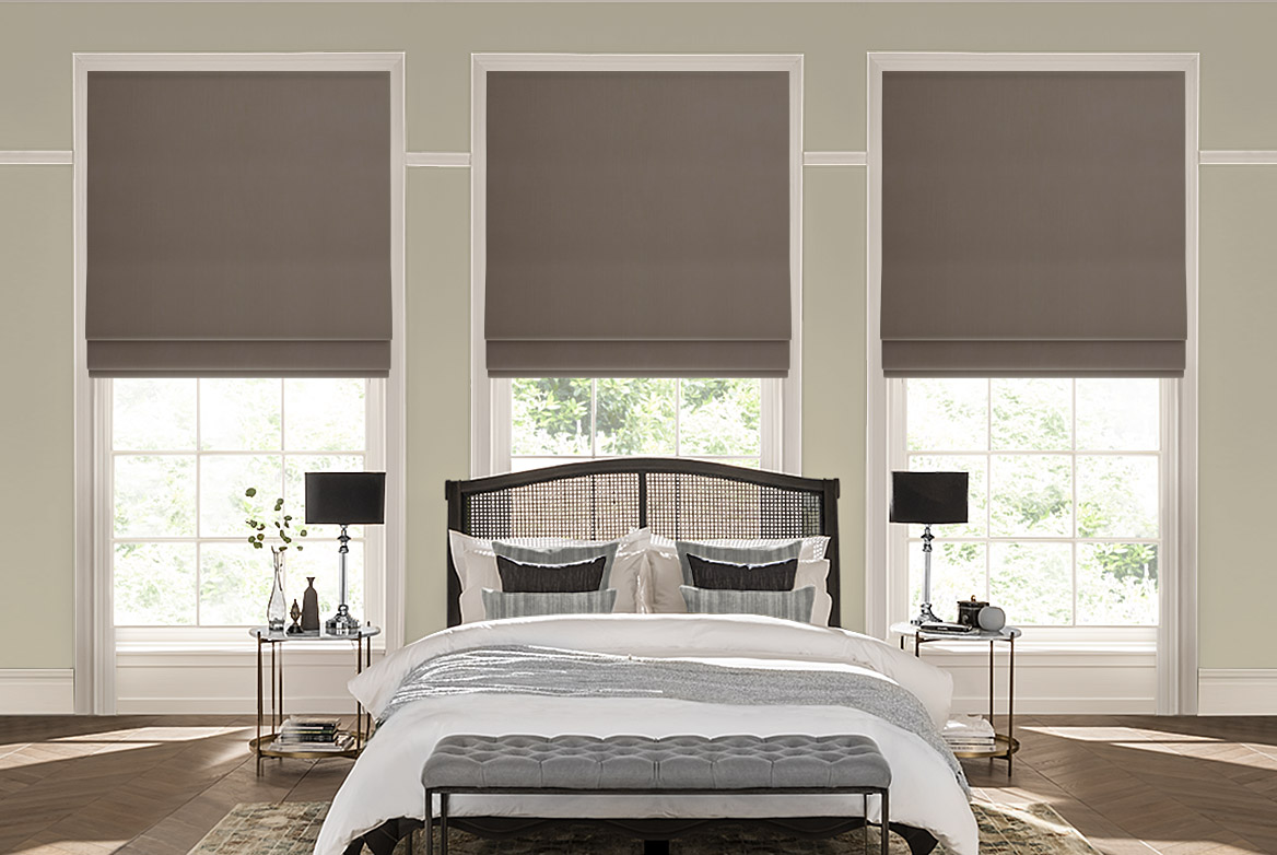 Ts 2022 Roman Blinds Roomset Fagel Charcoal