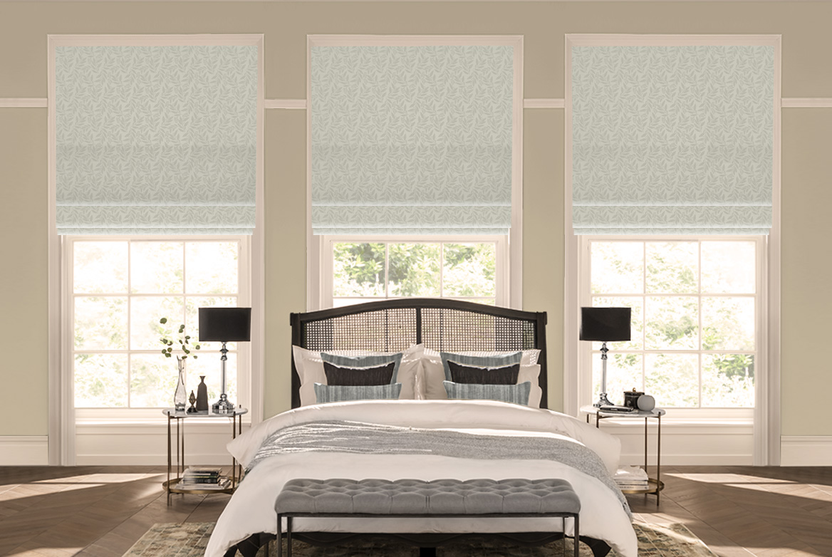 TS 2023 ROMAN BLINDS ROOMSET BALSAM FROST