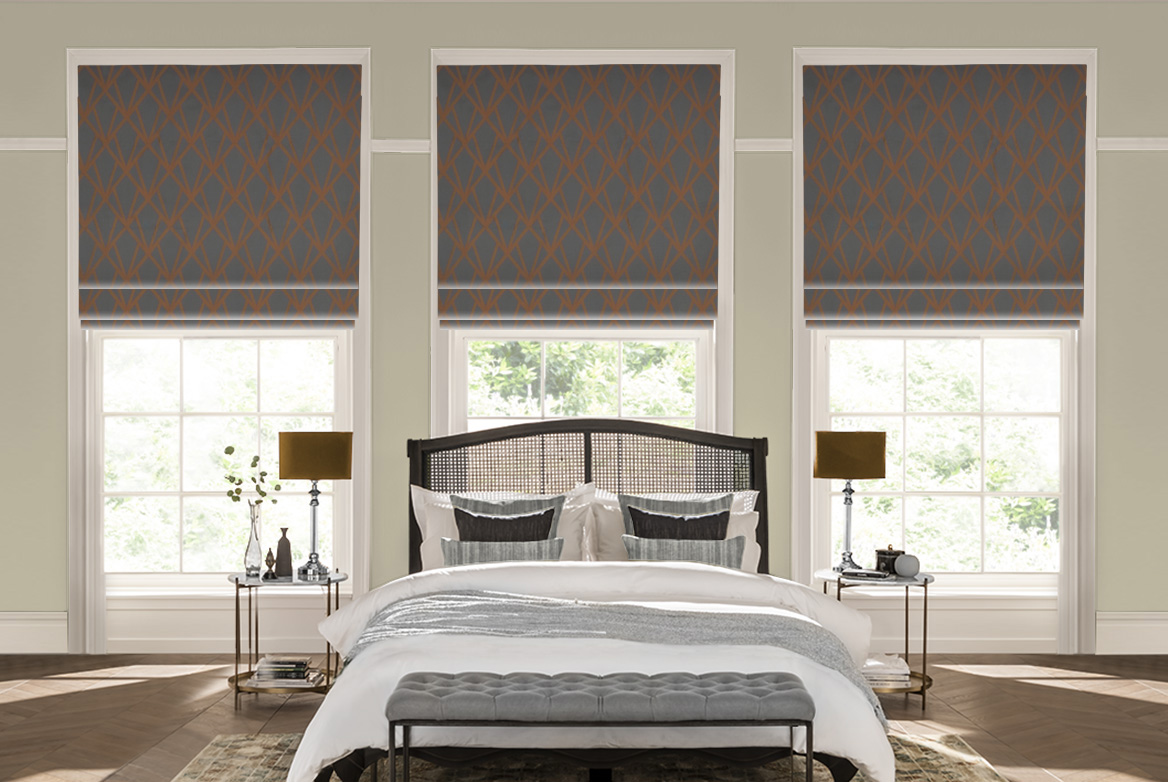 TS 2023 ROMAN BLINDS ROOMSET STATICE EMBER