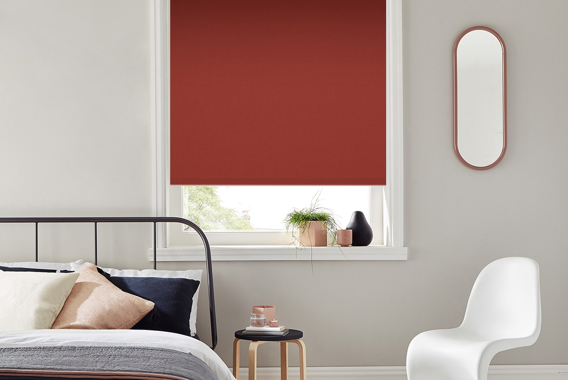 TS 2023 ROLLER BLIND WEB ROOMSET HURST BURNT ORANGE