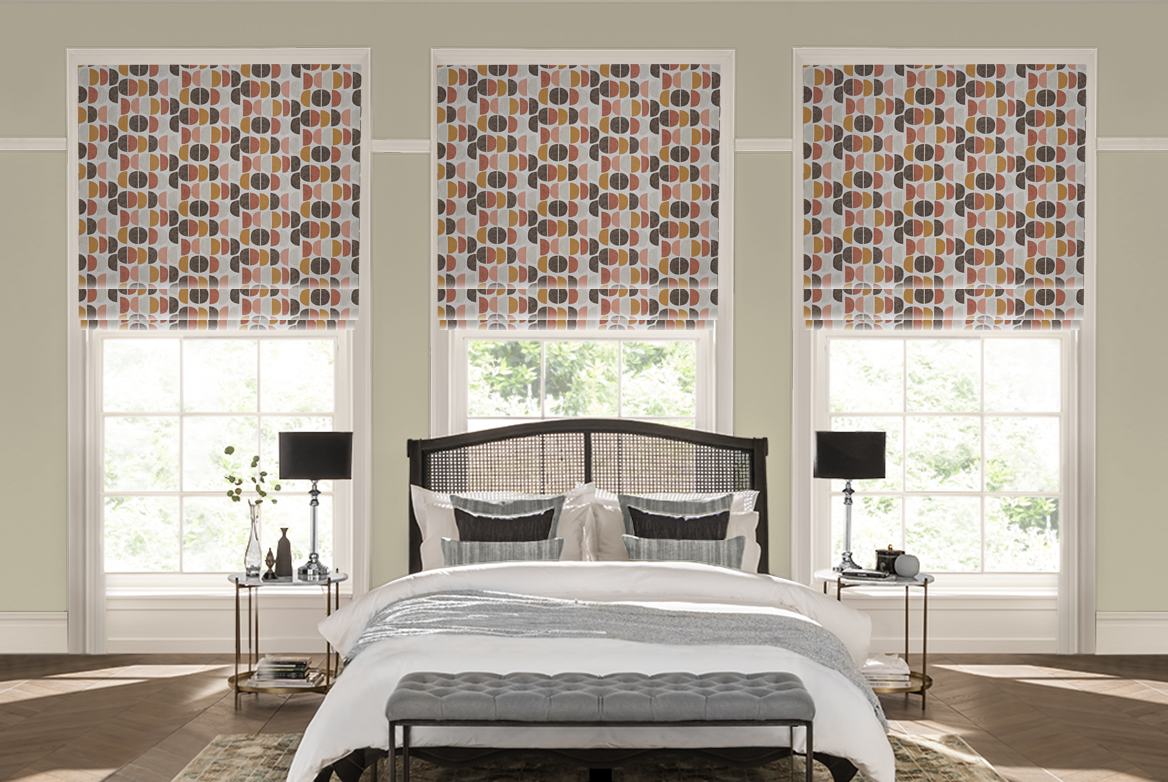 TS 2023 ROMAN BLINDS ROOMSET OSCAR RUST